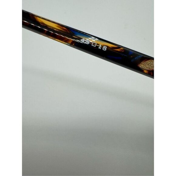 eyebobs On Board eyeglass frames blue brown pattern new without case - Picture 3 of 5